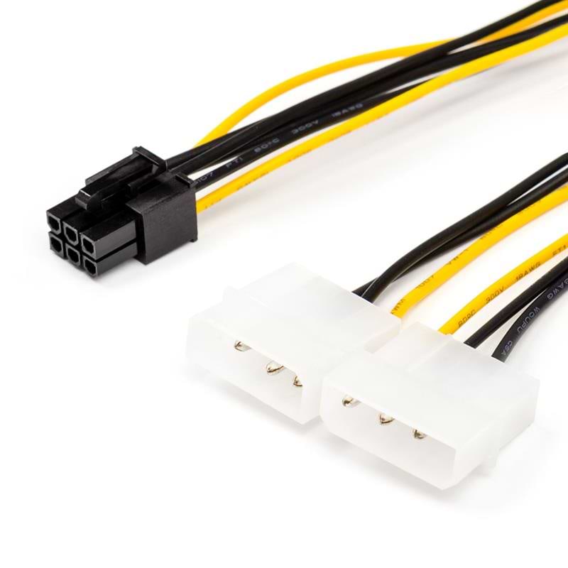 Фото - Кабель живлення Atcom 6pin-2molex (16185)