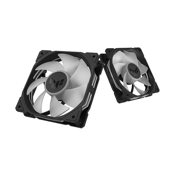 Фото - Корпусний вентилятор Asus TUF Gaming TR120 ARGB Reverse Black (90DA00D0-B09000)