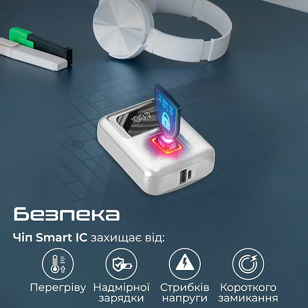 Фото - Батарея мобільна Promate 10000mAh (powerpod-10.black)