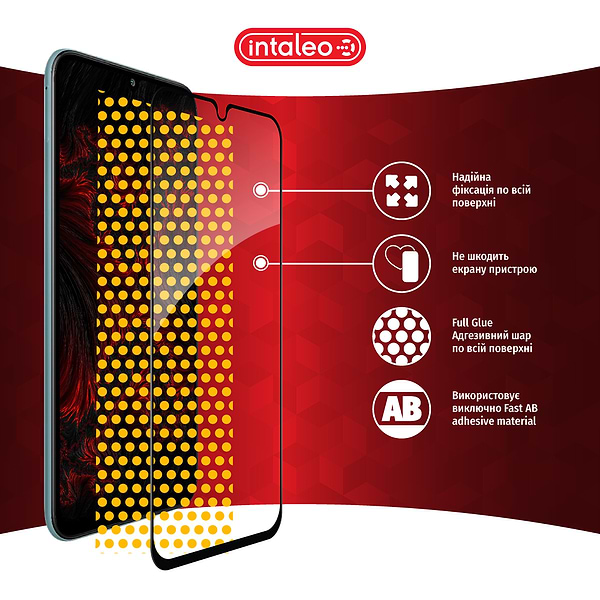 Фото - Захисне скло для смартфону Intaleo Full Glue for Samsung M34 5G Black (1283126575761)