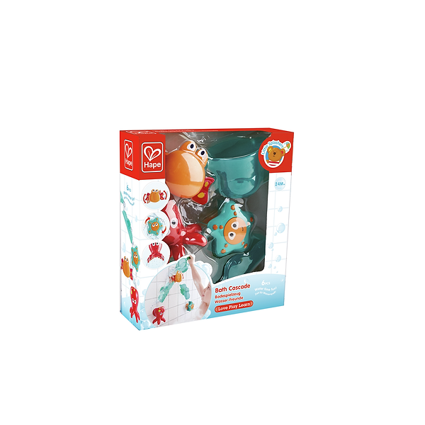 Фото - Іграшка для ванної Hape Морські мешканці на присосках 6 шт. (E0215)