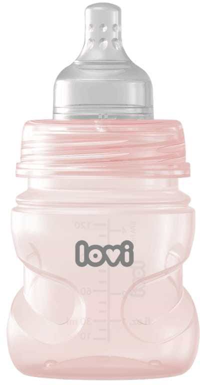 Купить Бутылочка для кормления Lovi Trends 120 мл - розовая (21/565_pin) - Фото 1 Бутылочка для кормления Lovi Trends 120 мл - розовая (21/565_pin) - Фото 1