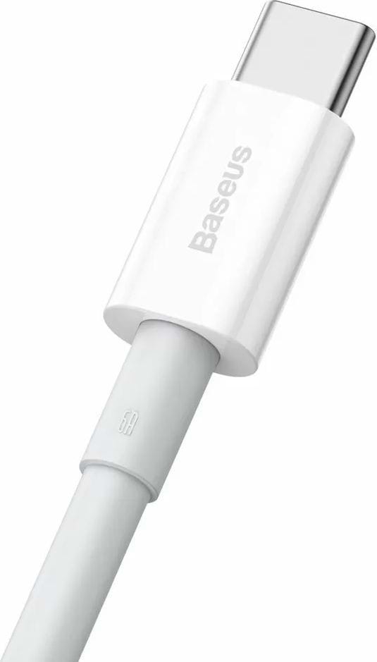 Фото - Уценка - Кабель синхронизации данных Baseus Superior Fast Charging USB-USB-C 1m White (CATYS-02)