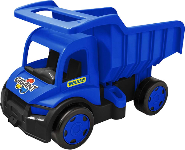Фото - Базовий ігровий транспорт для малюка Wader Вантажівка Гігант синій (65029)