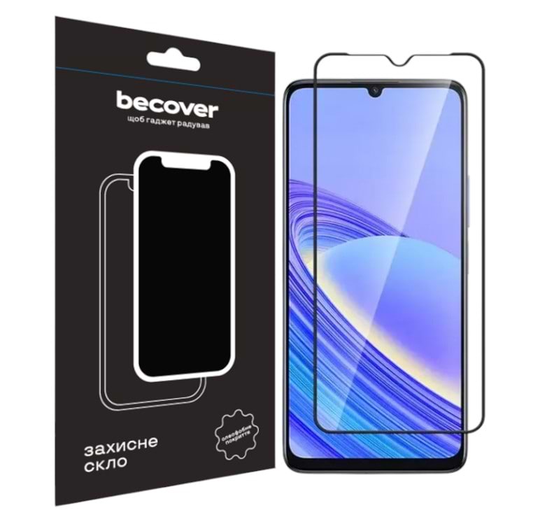 Защитное стекло для смартфона BeCover for TCL 40 SE (T610K2) Black (711380)