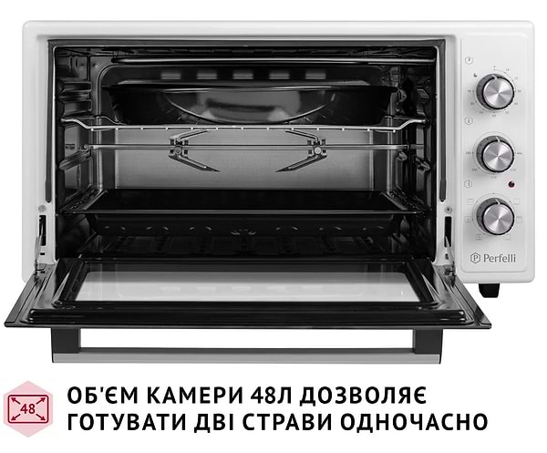 Фото - Піч електрична Perfelli SIERRA 48 WHITE