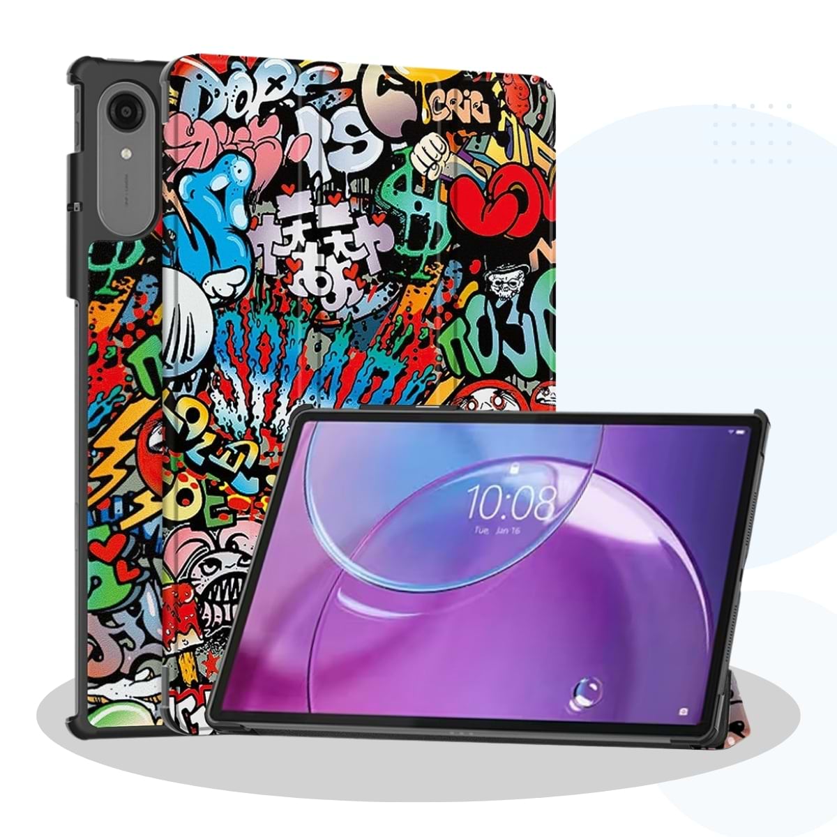Чехол для планшета BeCover Smart Case for Lenovo Idea Tab Pro (2nd Gen) TB390FU 13.0" Graffiti (715809)