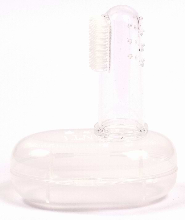 Фото - Зубна щітка мануальна дитяча Lindo у футлярі, рожева (Pk 073 рож)