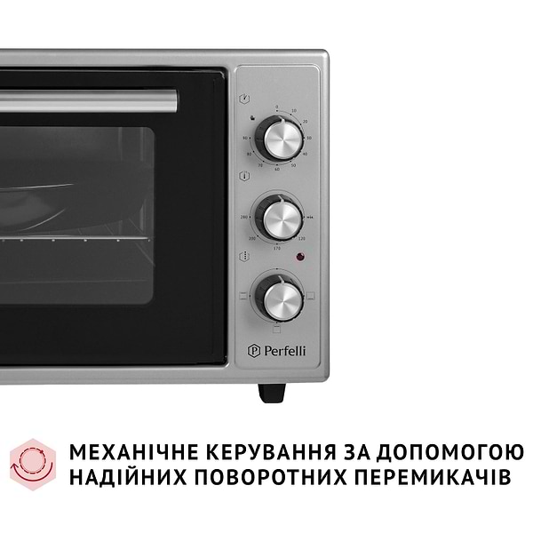 Фото - Уценка - Печь электрическая Perfelli CLASSIC 37 GREY