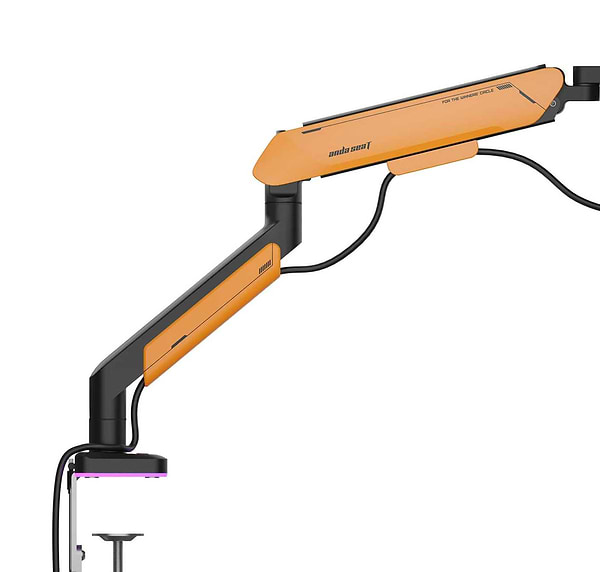 Фото - Кріплення настільне Anda Seat Stealth PRO II RGB 17''-42'' Orange (AD-W-A9X-1S-BO)