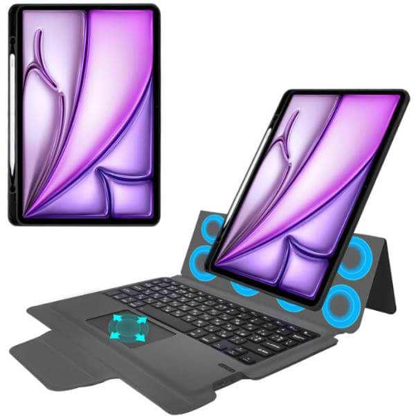 Фото - Чохол-клавіатура для планшета AIRON Premium for Ipad Air 13 2024 (4822352781232)