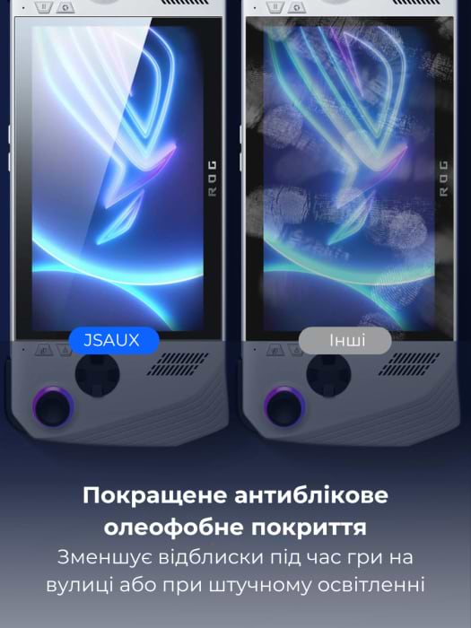 Фото - Захисне скло для ігрової приставки JSAUX GP0111A для ROG Ally & ROG Ally X