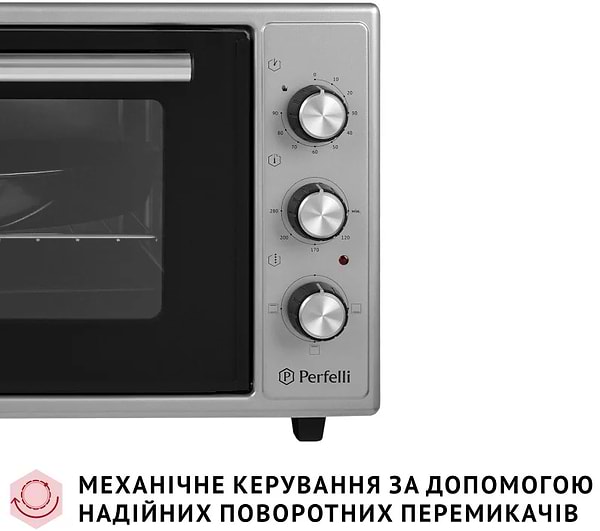 Фото - Піч електрична Perfelli CLASSIC 48 GREY