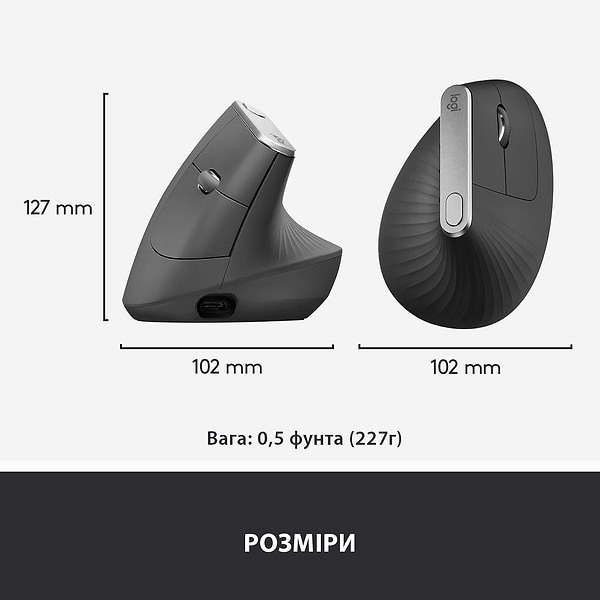Фото - Мышь беспроводная Logitech MX Vertical (910-005448)