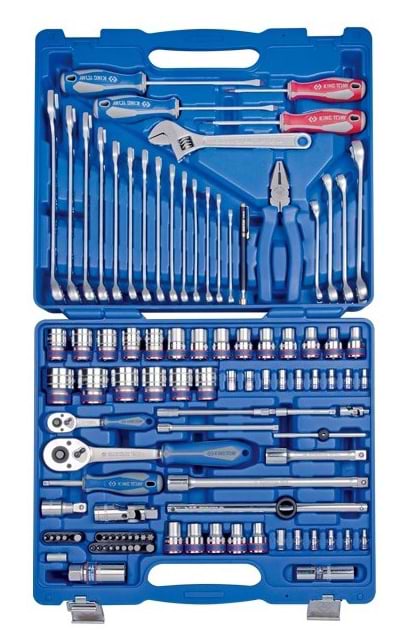 Набор инструментов KING TONY 1/4"+1/2" 103 шт. в пластиковом кейсе (7003MR)