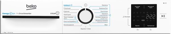 Фото - Пральна машина Beko BM1WFU39233WB