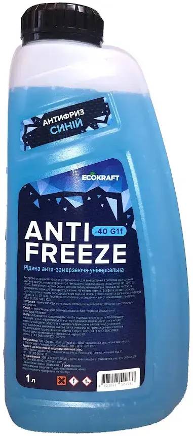 Антифриз Ecokraft Синій G11-40 1 л (701472)