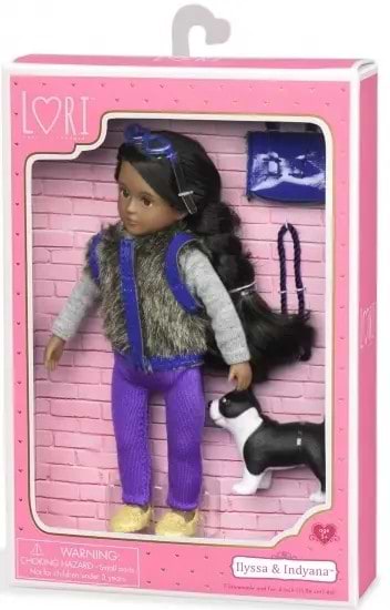Фото - Кукла Lori Илисса и собака терьер Индиана 15 см (LO31016Z)