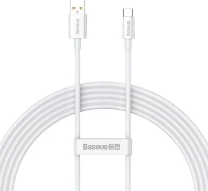 Кабель синхронізації даних Baseus Superior Series Fast Charging Data Cable USB to Type-C 100W 2m Moon White (P10320102214-03)