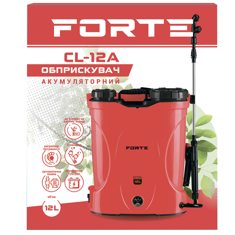 Фото - Обприскувач акумуляторний Forte CL-12A