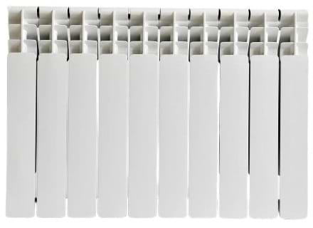 Радиатор отопления AAA 500/96 10 секций 2550 Вт белый (70214302)