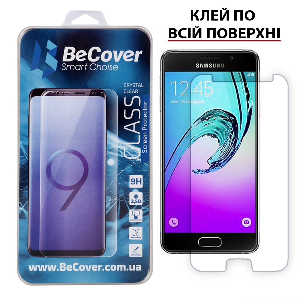 Защитное стекло для смартфона BeCover Samsung Galaxy A3 2016 SM-A310 Crystal Clear Glass (703478)