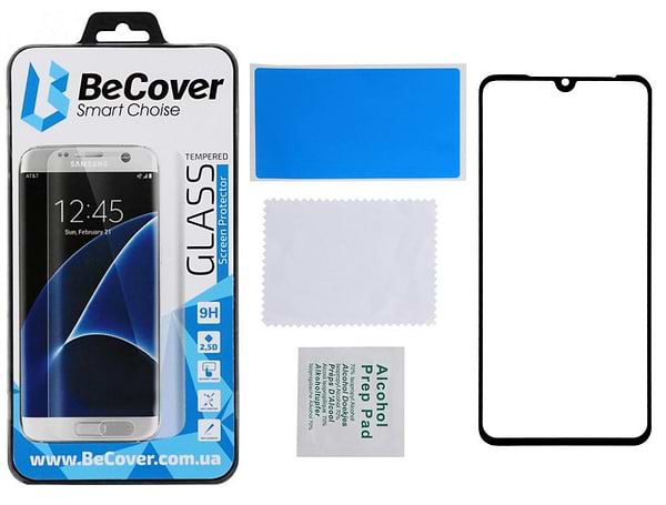 Фото - Захисне скло для смартфону BeCover Honor 8A Black (703670)