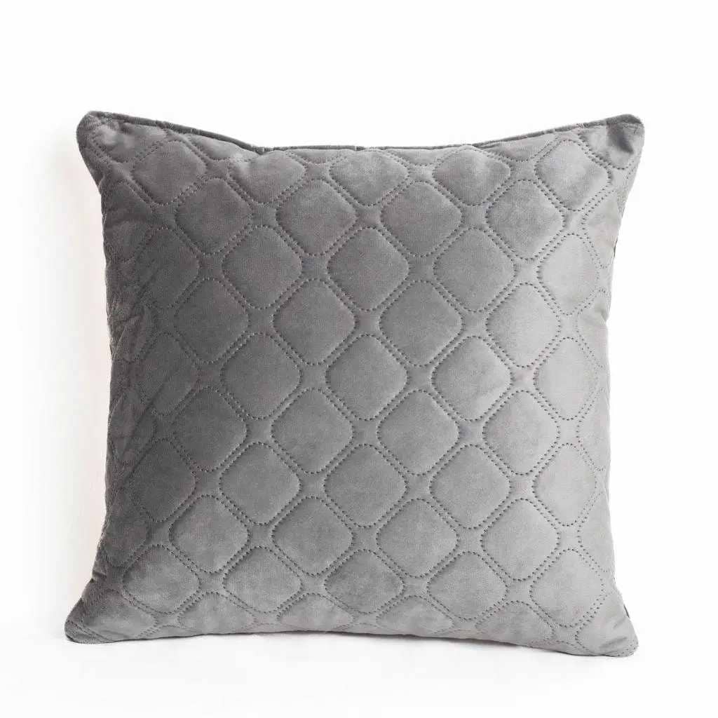 Подушка декоративная ТЕП VELURE 40х40 см Dark Grey NEW (3-00437_34059)