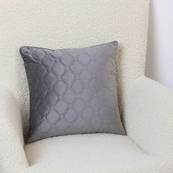 Фото - Подушка декоративна ТЕП VELURE 40х40 см Dark Grey NEW (3-00437_34059)