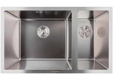 Фото - Мойка кухонная VALESO 76х45 нержавейка монтаж под столешницу Handmade (3.0/0.8)