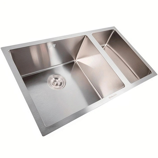 Фото - Мойка кухонная VALESO 76х45 нержавейка монтаж под столешницу Handmade (3.0/0.8)