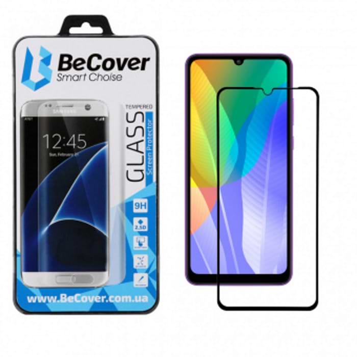 Защитное стекло для смартфона BeCover for Huawei Y6p Black (705037)