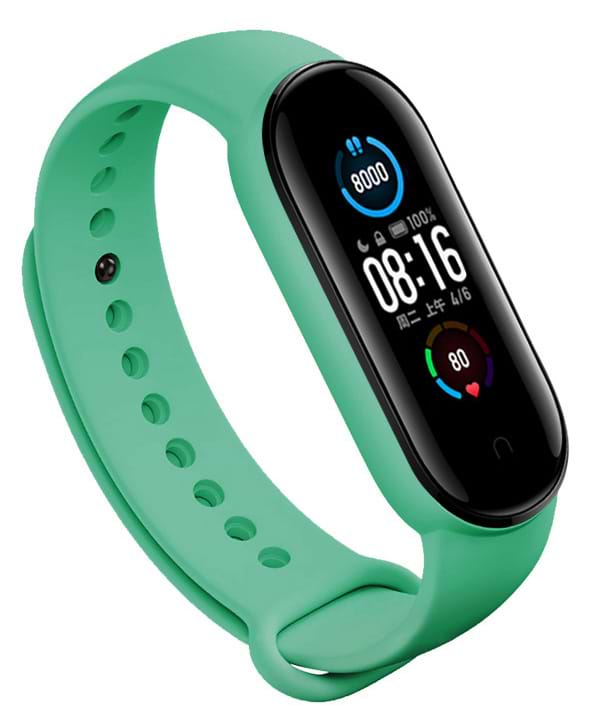Фото - Ремінець для фітнес-браслету BeCover for Xiaomi Mi Smart Band 5 Green (705067)
