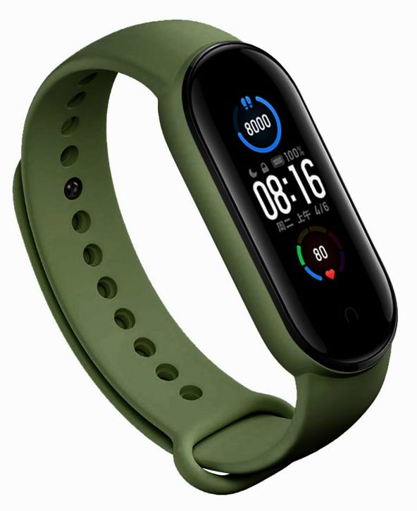 Фото - Ремінець для фітнес-браслету BeCover for Xiaomi Mi Smart Band 5 Khaki (705068)