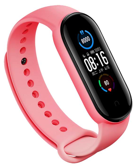 Ремінець для фітнес-браслету BeCover for Xiaomi Mi Smart Band 5 Pink (705069)