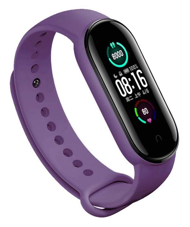 Ремінець для фітнес-браслету BeCover for Xiaomi Mi Smart Band 5 Purple (705070)