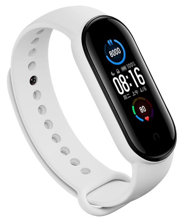 Ремінець для фітнес-браслету BeCover for Xiaomi Mi Smart Band 5 White (705072)