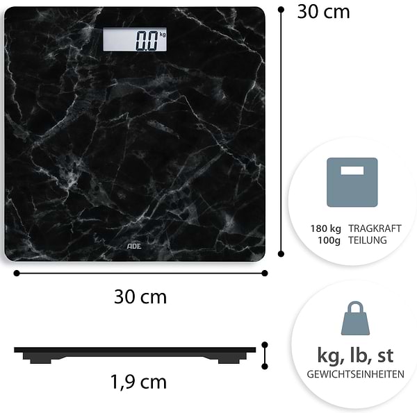 Фото - Весы напольные ADE BE 1712 Aurora Black