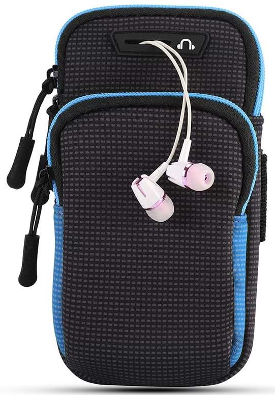Чохол для смартфону BeCover BC0011 6.5'' Black/Blue (705343) + органайзер для наушников