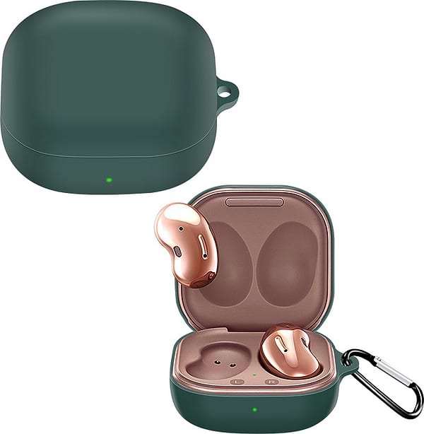 Фото - Чехол для наушников BeCover Silicon for Samsung Galaxy Buds Live Dark Green (705408)