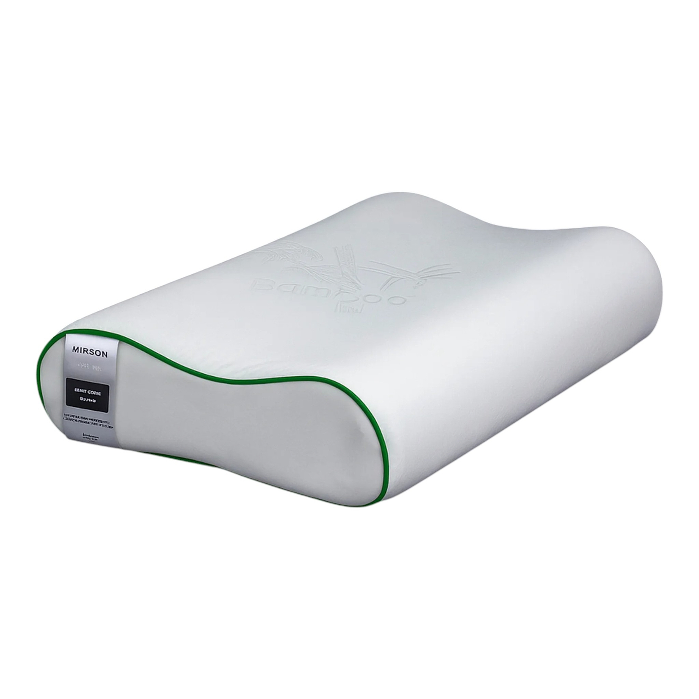 Подушка ортопедична MirSon №7056 Elite Green nature Julia 490х320х105