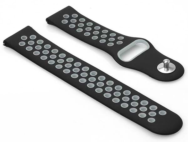 Фото - Ремешок для смарт-часов BeCover Nike Style for Samsung Galaxy Watch/Active/Active 2/Watch 3/Gear S2 Classic/Gear Sport Black-Grey (705693)