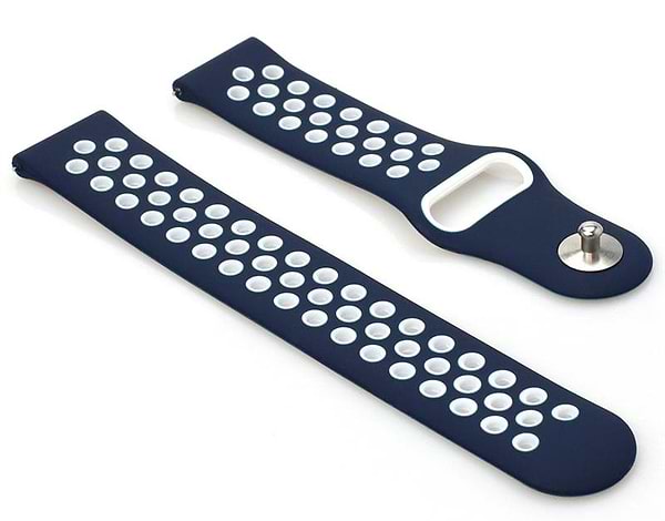 Фото - Ремінець для смарт-годинника BeCover Nike Style for Samsung Galaxy Watch/Active/Active 2/Watch 3/Gear S2 Classic/Gear Sport Blue-White (705698)