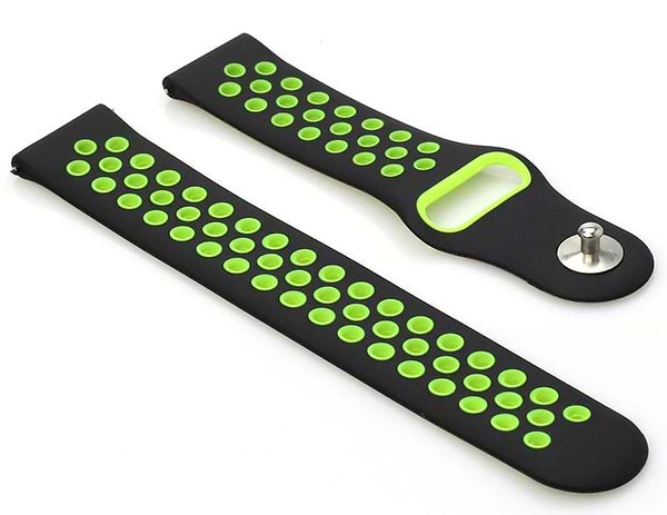 Фото - Ремінець для смарт-годинника BeCover Nike Style for Huawei Watch GT 2 42 mm Black-Green (705721)