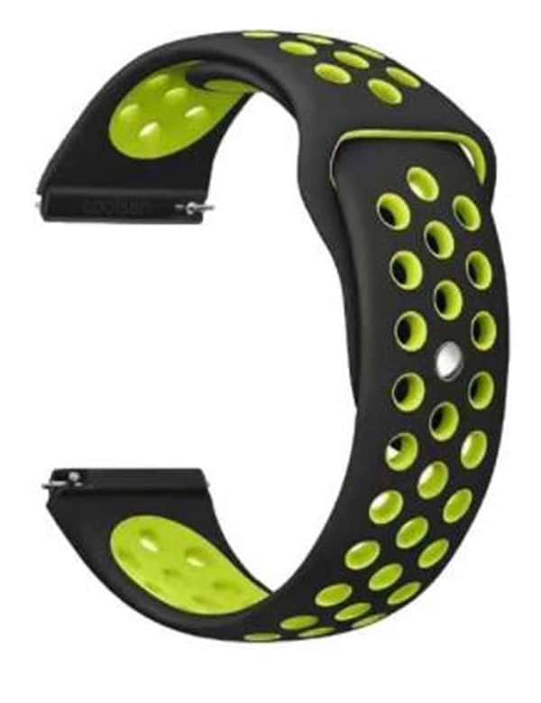 Фото - Ремінець для смарт-годинника BeCover Nike Style for Huawei Watch GT 2 42 mm Black-Yellow (705751)