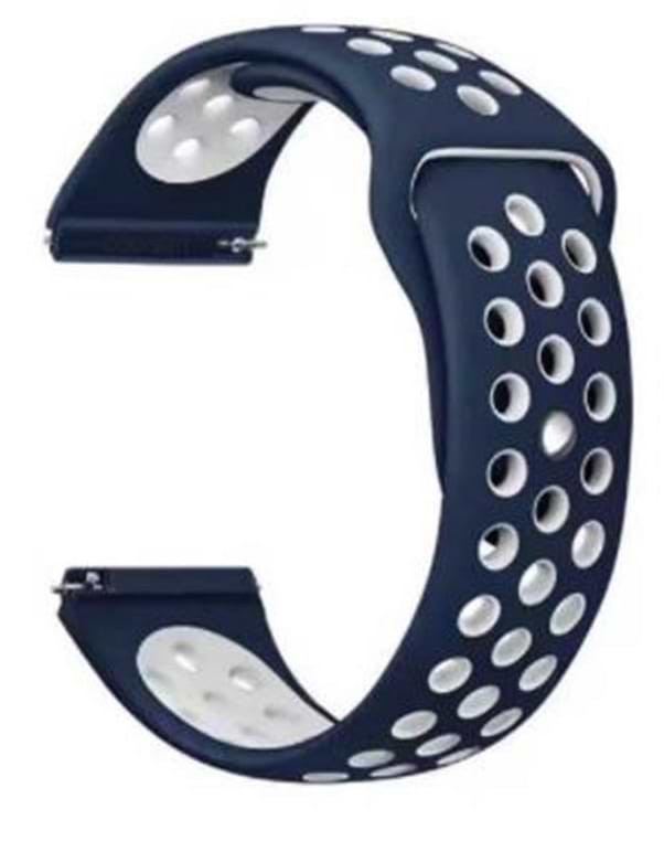 Ремешок для смарт-часов BeCover Nike Style for Huawei Watch GT 2 42 mm Blue-White (705752)
