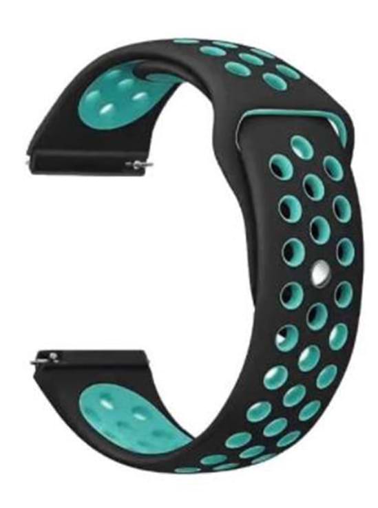 Ремінець для смарт-годинника BeCover Nike Style for Nokia/Withings Steel/Steel HR Black-Blue (705764)