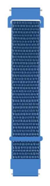 Фото - Ремінець для смарт-годинника BeCover Nylon Style for Xiaomi Amazfit Bip/Bip Lite/Bip S Lite/GTR 42mm/GTS/TicWatch S2/TicWatch E Blue (705825)