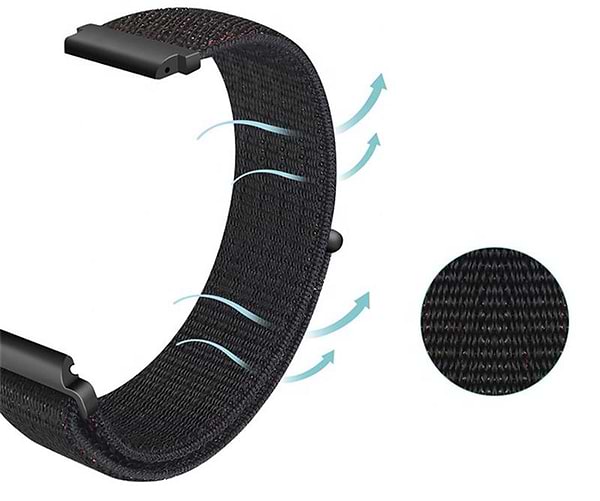 Фото - Ремінець для смарт-годинника BeCover Nylon Style for Xiaomi Amazfit Bip/Bip Lite/Bip S Lite/GTR 42mm/GTS/TicWatch S2/TicWatch E Blue (705825)