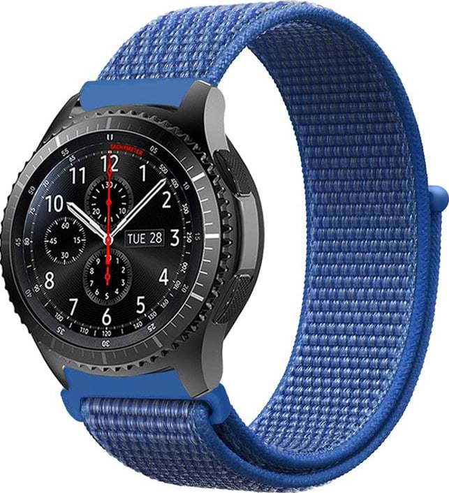 Ремінець для смарт-годинника BeCover Nylon Style for Xiaomi Amazfit Bip/Bip Lite/Bip S Lite/GTR 42mm/GTS/TicWatch S2/TicWatch E Blue (705825) - Фото 1